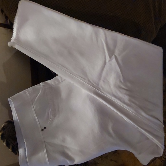 Summer or Spring White Ultra Denim 360/ 4Way Stretch Pants - Picture 5 of 9